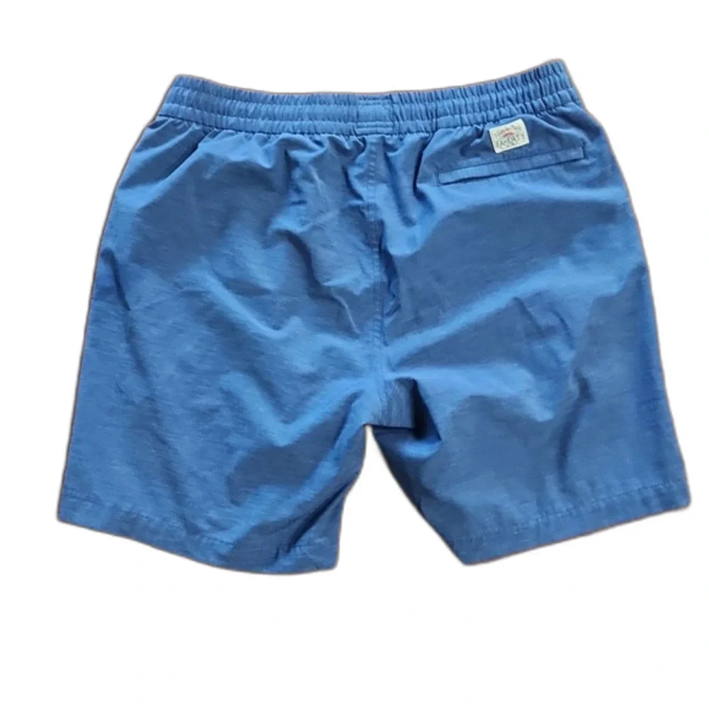 Faherty Men's Pull On All-Day Short, Navy, Size XL, MISSING DRAWSTRING